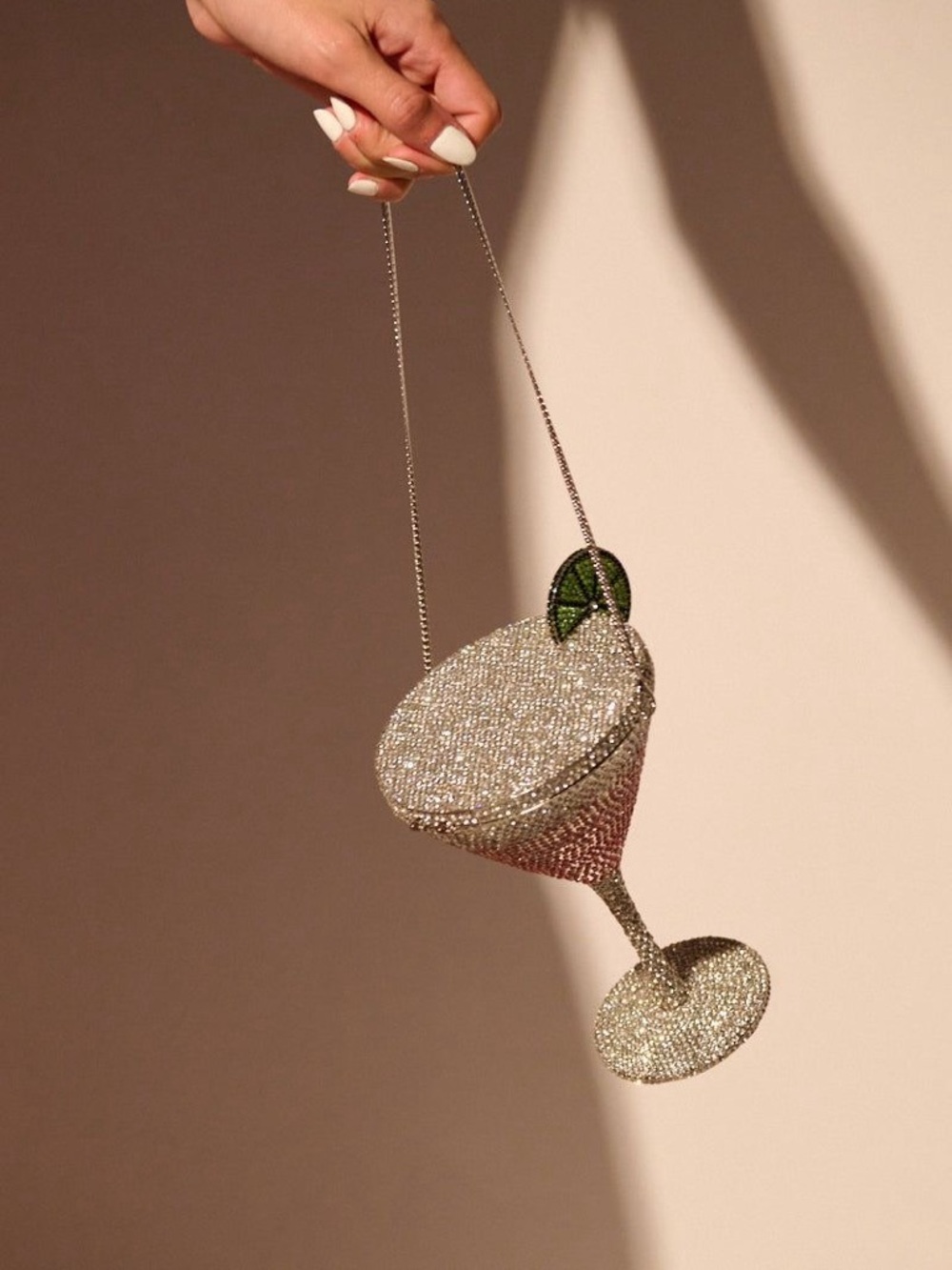 Martini Glass Clutch ✨😫 Lime Accent